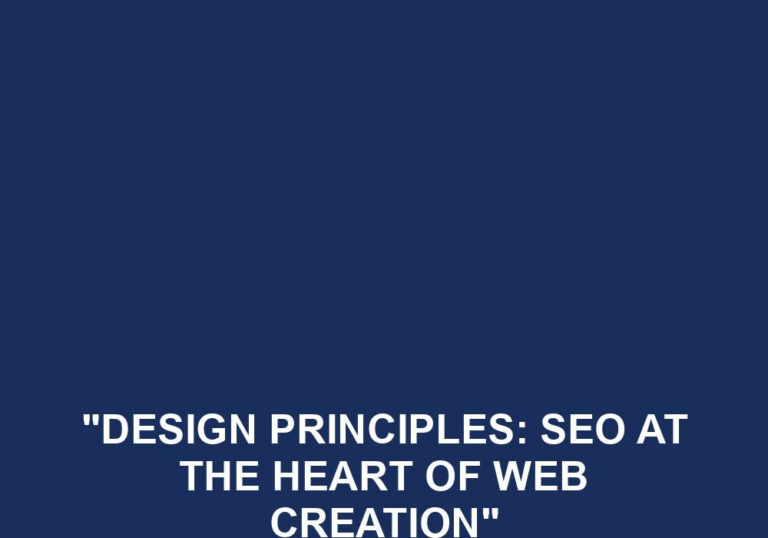 Read more about the article “Design Principles: SEO At The Heart Of Web Creation”